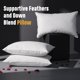 thumbnail image 4 of Pillow DOWNSTORIA, plumón de ganso de lujo, tamaño king, 2 unidades, 4 of 8