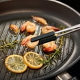 thumbnail image 5 of Pinzas triangulares para barbacoa de acero inoxidable con puntas de silicona, 5 of 5