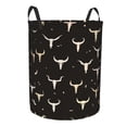 thumbnail image 2 of Daiia cow Skulls Laundry Hamper With Handles Large Storage Basket/Toy Organizer/Dirty Clothes Collapsible Waterproof For College Dorms, Bedroom,Bathroom, 2 of 8