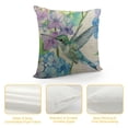 thumbnail image 4 of Nawypu Bird and Floral Decoration Throw Pillow Cushion Covers Watercolor Flowers Butterflies and Hummingbird Decorator Funny Pillows for Sofa Fall Home Decor Couch Pillow Case, 4 of 5