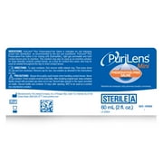 PuriLens Mini Preservative Free Saline Contact Solution - Six 2 oz. Bottles