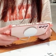 thumbnail image 5 of Magnetic Case for Samsung Galaxy S21 FE 6.4" [ Compatible with MagSafe ] Cute Heart Case for Women Girls Luxury Plating Soft Bumper Full Camera Lens Protection S21 FE Cover (Pink), 5 of 10