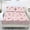 Bow Heart Print, variant on Whosucclay Love Heart Print Snug Fit 3 Piece Fitted Bedding Set with Household for Boys Girls, Wrinkle Free Soft Deep Pockets Fitted Sheet Set, Twin Size