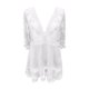 thumbnail image 4 of WILLBEST Trajes de Baño Para Mujer Con Falda, Vestido Informal de Verano Para Mujer, Cuello En V, Encaje Ahuecado, Vestido de Playa, Vestido de Bikini Para Fiesta de Vacaciones En El Resort, 4 of 5