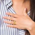 thumbnail image 6 of 14k Gold Polished Woven Stretch Ring, 6 of 6