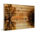 thumbnail image 2 of Parvez Taj Glass Lake Pinewood Wall Art, 2 of 5