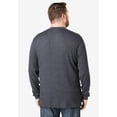 thumbnail image 2 of KingSize Men's Big & Tall Waffle-Knit Thermal Henley Tee, 2 of 6
