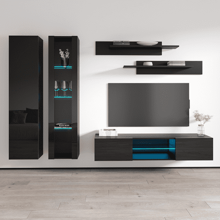 Fly A4 33TV Wall Mounted Floating Modern Entertainment Center