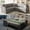 Light Grey-85.1'', variant on 88.2" Sectional Sleeper Sofa with Pull Out Bed, Convertible Sleeper Couch with Nailhead Trim, 5-Seat Sectional Sofa Chenille Couch for Living Room Apartment