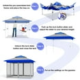 thumbnail image 6 of LAZY BUDDY 13'x13' Pop up Patio Gazebo with Mosquito Netting, Outdoor Pop up Canopy Tent with Wheeled Carry Bag, 169 Square Feet of Shade, 6 of 9