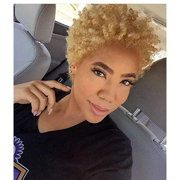 Naseily Short Blonde Hair Wigs for Black Women Short Synthetic Wigs for  African American Women Wigs Short Hairstyles (Blonde) - Walmart.com