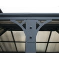 thumbnail image 3 of Palram - Canopia Martinique 3600 10' x 12' Polycarbonate/Aluminum Gazebo - Gray/Bronze, 3 of 9