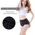 thumbnail image 3 of Ladies Knickers Cotton Full Briefs, High Waisted Underwear Multipack, 3 of 5