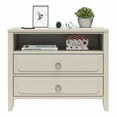 thumbnail image 4 of Her Majesty 2 Drawer Nightstand, Soft White, 4 of 14