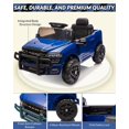 thumbnail image 3 of Eastvita 12V Licensed RAM Ride-On Pickup Truck, Remote, Suspension, Double Doors, Music, LED, 3 of 7