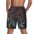 thumbnail image 4 of Goofa Dreamcatcher Printed Men's Swim Trunks Board Shorts Quick Dry Mens Swimming Trunks with Compression Liner,Breathable Fit Hawaii Beach Shorts-Small, 4 of 9
