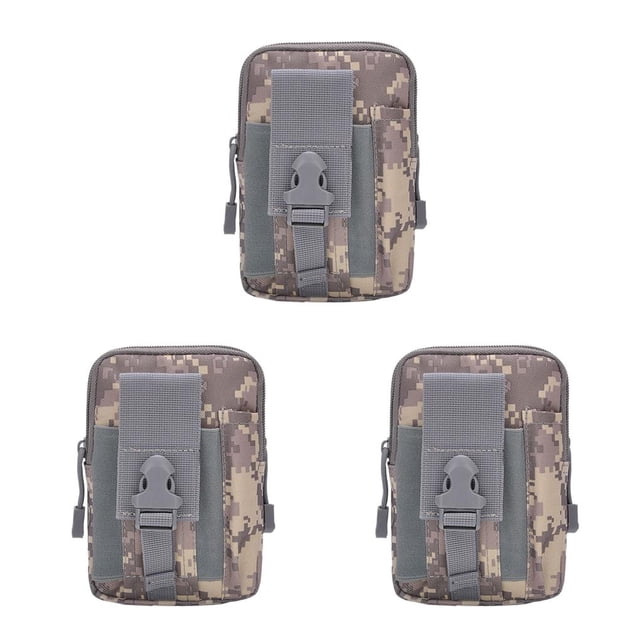 Naiovety A0NIJIE, riñonera para deportes al aire libre para hombres y mujeres, correa ajustable para ciclismo, senderismo, bolsas para el pecho, monedas, camuflaje ACU 3piezas Naiovety CBP055438