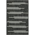 thumbnail image 2 of Unique Loom Outdoor Modern Collection Area Rug - Miranda (2' x 3' 1" Rectangle Black and White), 2 of 6
