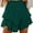 Army Green, variant on Flowy Mini Skirt for Women Casual Boho Ruffle Tiered Skirts High Waist Mini Skirts Eyelet Lace Trim Short Skirts