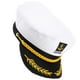thumbnail image 4 of Adulto Yate Barco Barco Marinero Capitán Disfraz Sombrero Gorra Marina Almirante marino (Blanco), 4 of 6