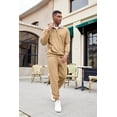 thumbnail image 4 of COOFANDY Men's Jogging Suits 2 Piece Set Quarter Zip Up Pullover Sweatshirt and Sweatpants Set with Pockets, 4 of 6