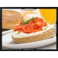 thumbnail image 3 of Delicious Freshly Baked Everything Bagel with Cream Cheese, Lox and Dill Served with Fresh Orange J, Framed Art Print Wall Art by HHLtDave5 Sold by Art.Com, 3 of 6