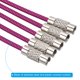 thumbnail image 4 of Cable de Llavero de Alambre de Acero Inoxidable de 3.5 Pulgadas, Rojo Rosa, Paquete de 15, 4 of 6