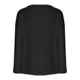 thumbnail image 4 of VEKDONE Plus Size Waffle Shirts for Women 2025 Long Sleeve V-neck Tunics Tops Solid Color Loose Fit Outwear Fall Lightweight Soft Pullover Blouse, 4 of 5
