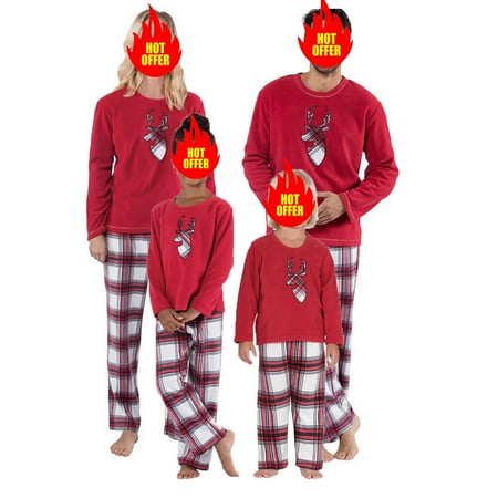 

Canrulo Family Matching Christmas Pajamas Sets Xmas Sleepwear Nightwear Outfits