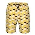thumbnail image 3 of Fotbe Cute Duck With Black Glasses Trajes de Baño Estampados para Hombre, Shorts de Verano de Secado Rápido, Ropa de Playa, Bañadores-Medium, 3 of 6