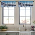 thumbnail image 4 of LALILO Kitchen Curtain Valance Halloween Halloween Halloween Rod Pocket Window Curtain 52"x 18" Set of 2, 4 of 7