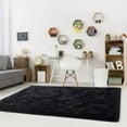 thumbnail image 5 of Junovo Super Soft Fluffy Area Rugs Modern Shag Rug for Bedroom Living Room,Cute Carpets for Kids Nursery Girls Home Dorm,8'x10',Black, 5 of 7