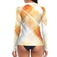 thumbnail image 2 of joogoo Womens UPF 50+ Sun Shirts Retro Checkered Grid-c1 Long Sleeve UV Protection Rash Guard Tops XS, 2 of 7