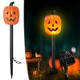 thumbnail image 3 of Darzheoy Solar Halloween Lights Halloween Decorations Outdoor Pumpkins Ghost Garden Stake Pathway Lights Halloween Lights Halloween Party Porch Yard Decorations Halloween Decor, 3 of 9