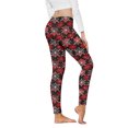 thumbnail image 4 of Christmas Leggings for Women 2025 High Waisted Festive Graphic Stretchy Tights Holiday Yoga Pants, 4 of 5
