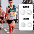 thumbnail image 3 of 10 Pairs Running Bib Magnets, Magnetic Race Bib Clips Marathon Bib Clips Running Bib Buckles Bib Fasteners Blue & White, 3 of 6