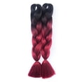 thumbnail image 4 of LELINTA 24inch 5pcs/lot Ombre Braiding Hair Kanekalon Synthetic Hair Extensions Synthetic Fiber For Jumbo Braid Hair Bundles, 4 of 7