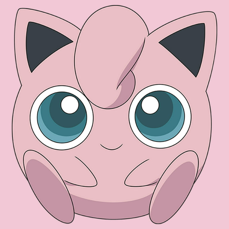 Girl\'s Pokemon Cute Jigglypuff Graphic Tee Light Pink Large ...