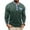 AH08_Green, variant on Resicozy Men's Long Sleeve Henley Shirts Big and Tall Button V-Neck T-Shirts Classic Causal Solid Color Tops with Pockets Khaki M