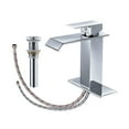 thumbnail image 2 of Chrome Single Handle Waterfall Bathroom Faucet, 2 of 5