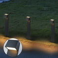 thumbnail image 3 of C Cattleya 6-Pack 6W Low Voltage Matte Black Aluminum LED Outdoor Landscape Path Lights, 3 of 8