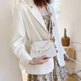 thumbnail image 3 of Bolsa bandolera con cadena para mujer Patrón animal PU Totes de hombro (Beige) Ehuebsd Para estrenar, 3 of 9
