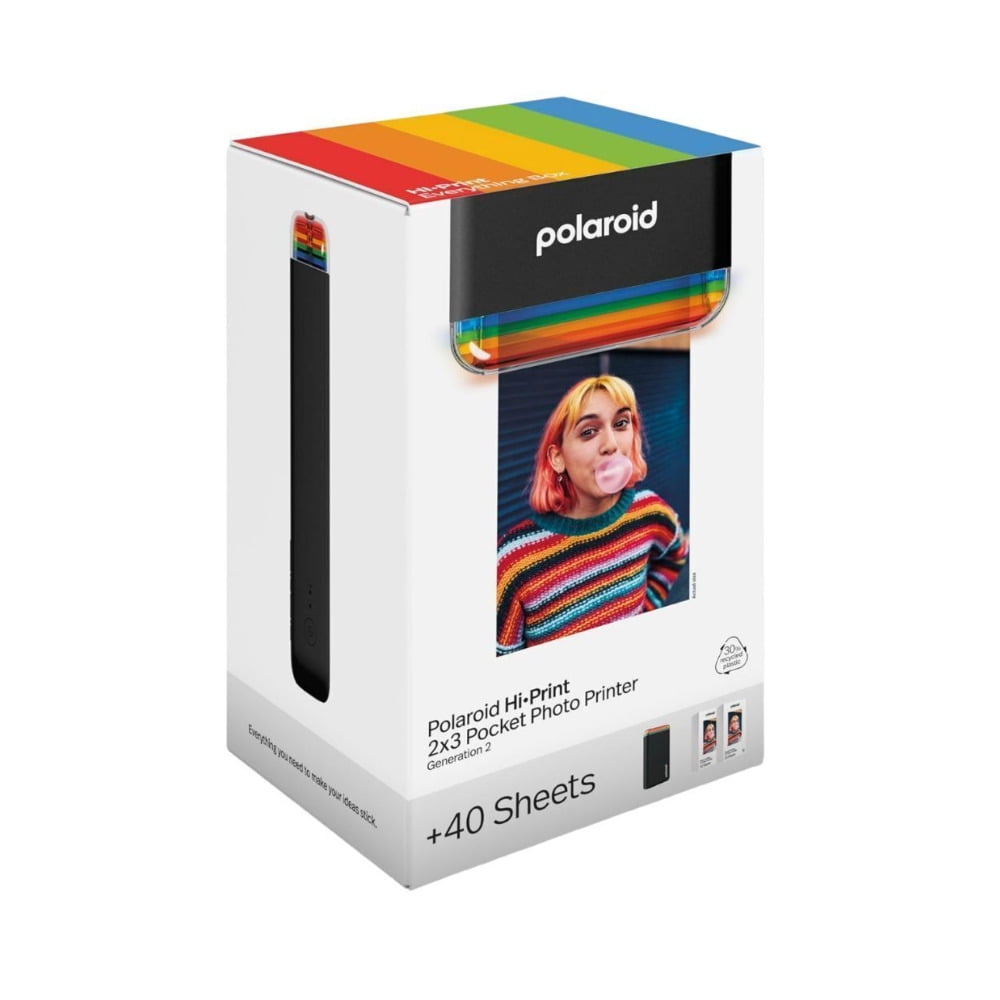 Polaroid Hi-Print Everything Box Gen 2 (Black) Bundle with Album for Instant Prints (Color May Vary) and Cartridge Pack