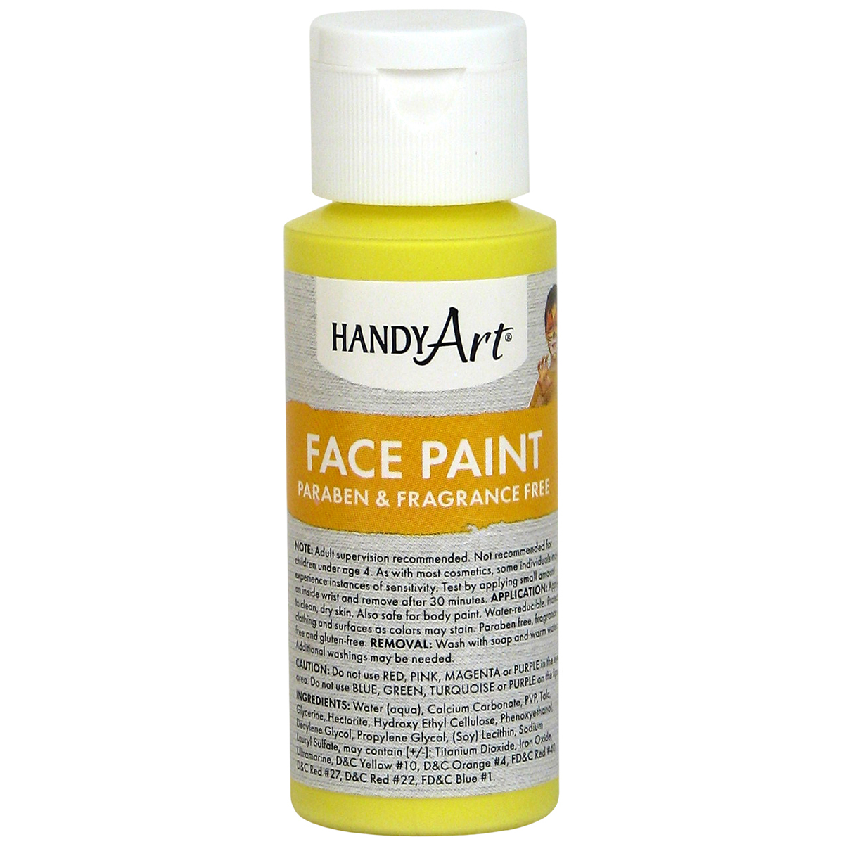 Handy Art Face Paint 2ozYellow