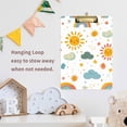 thumbnail image 4 of FORMRS Acrylic Clipboard with Low Profile Clip Standard A4 Letter Size, 12.5" x 9", Rainbows Pattern, 4 of 8