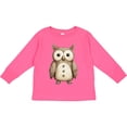 thumbnail image 3 of Inktastic Owl Boys or Girls Long Sleeve Toddler T-Shirt, 3 of 5