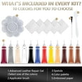 thumbnail image 2 of 2026 New Advanced Leather Repair Gel, Leather Repair Kit for Car Seat Vinyl Repair Kit, Professional Leather Repair Coloured Cream Gel, Multifunctional Couch and Jacket Repair Kit, 2 of 6