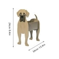 thumbnail image 2 of Dengmore Garden Resin Dogs Flower Pot Art Crafts Dog Flower Pot Outdoor Planter Storage Box Garden Yard Patio Decoration, 2 of 5
