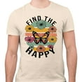 thumbnail image 2 of Find the Happy Butterfly Shirt Unisex Large Natural, 2 of 5