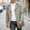 c001Gray, variant on Men's Single Breasted Trench Coat Casual Notched Lapel Mid-Length Windbreaker Long Sleeve Fall Jacket Overcoat with Pockets Black XL